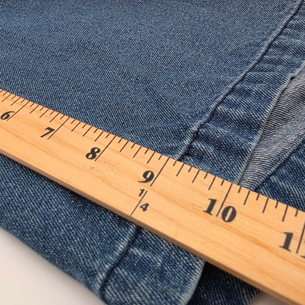 Dockers Cargo Shorts Men 34 Blue Denim Relaxed Fit Flat Front 100% Cotton Casual - Picture 5 of 6